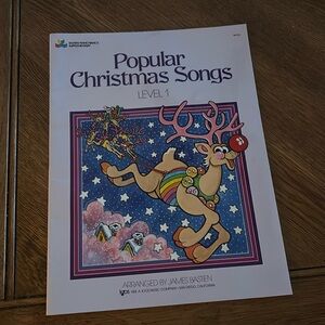 Gently used Popular Christmas Songs. Level 1. Arranged by James Bastien